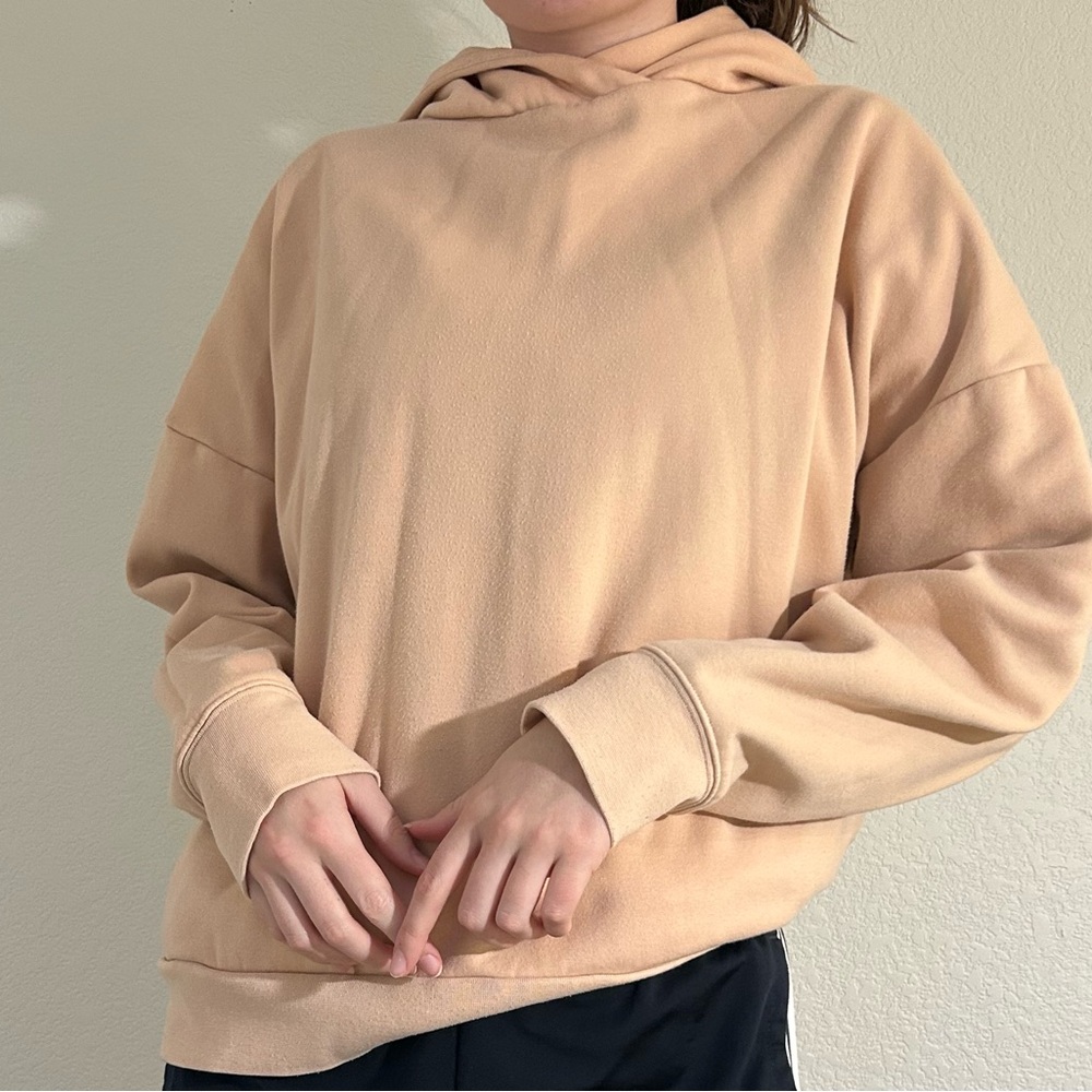 Women’s XL Fabletics “Go-To Hoodie” in color pink/salmon